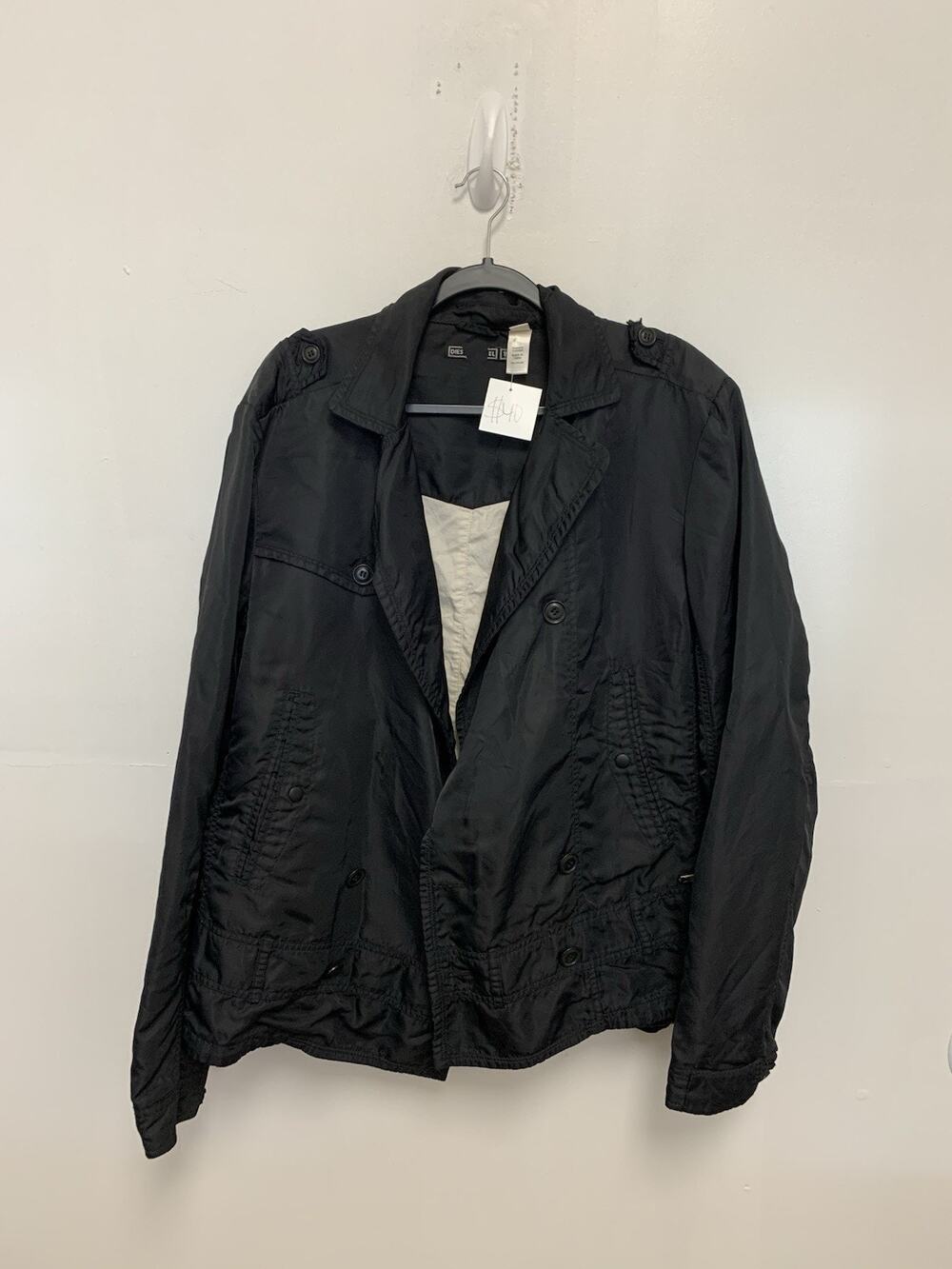 Diesel Jacket 90S ~ 00s Archive Riders Nylon Jacket Men's USED Black Size XXL